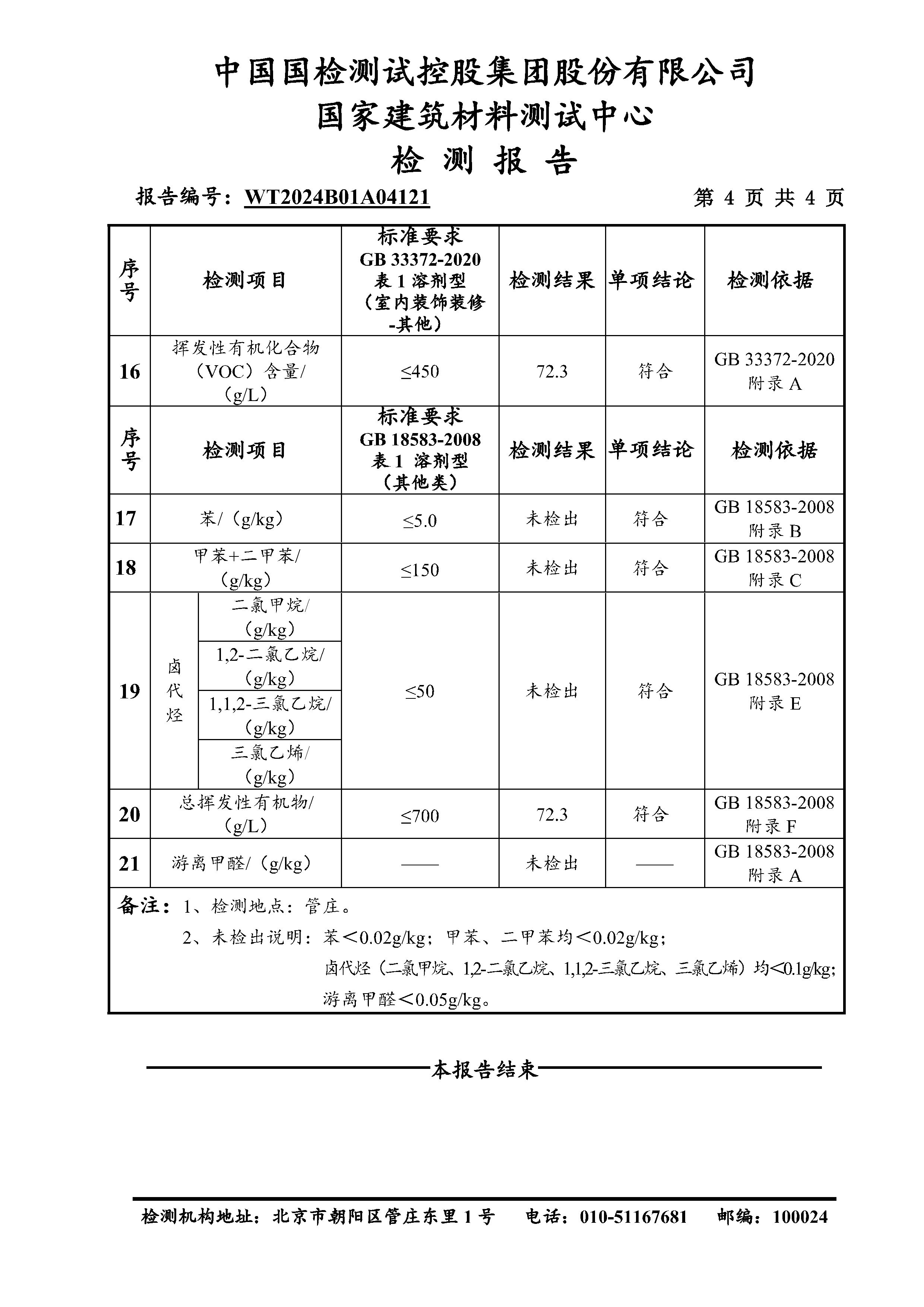 T/CBMF 166-2022 全项检测、GB 33372-2020 全项检测、GB18583-2008全项检测